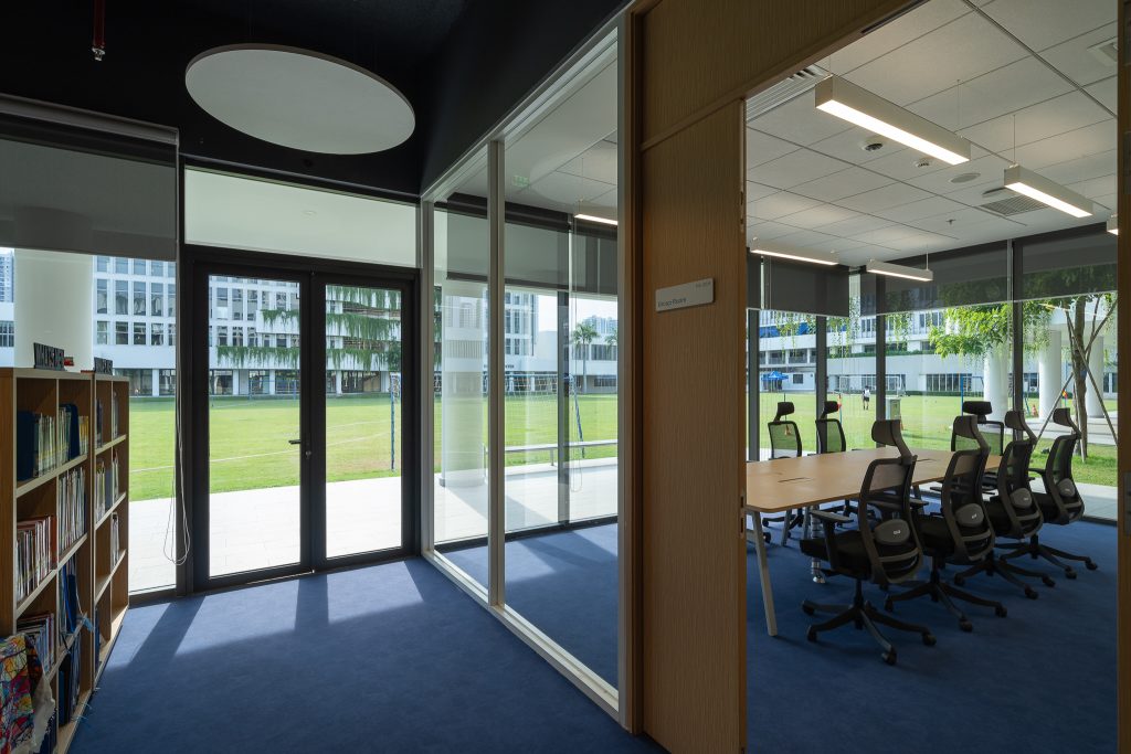 Sustainable international school interior design in Vietnam