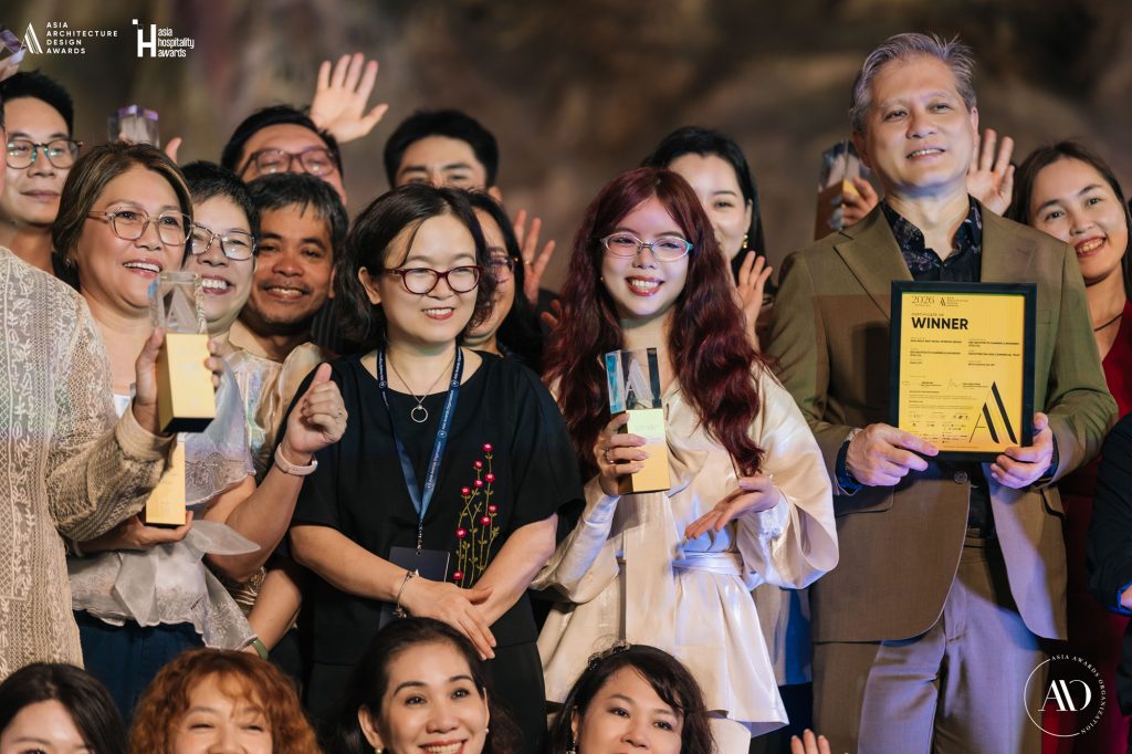 BOHO team at the Asia Architecture Design Awards 2026 ceremony in Quang Ninh