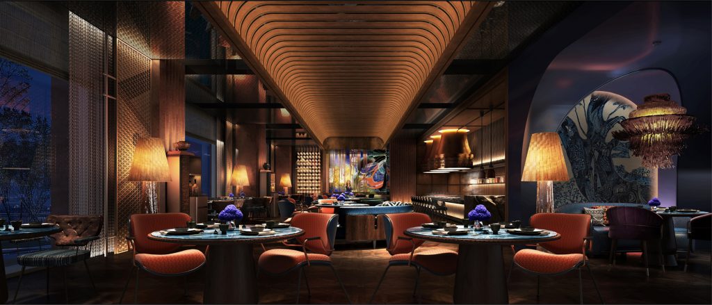 Không gian nhà hàng tại JW Marriott Hotel & Suites Saigon