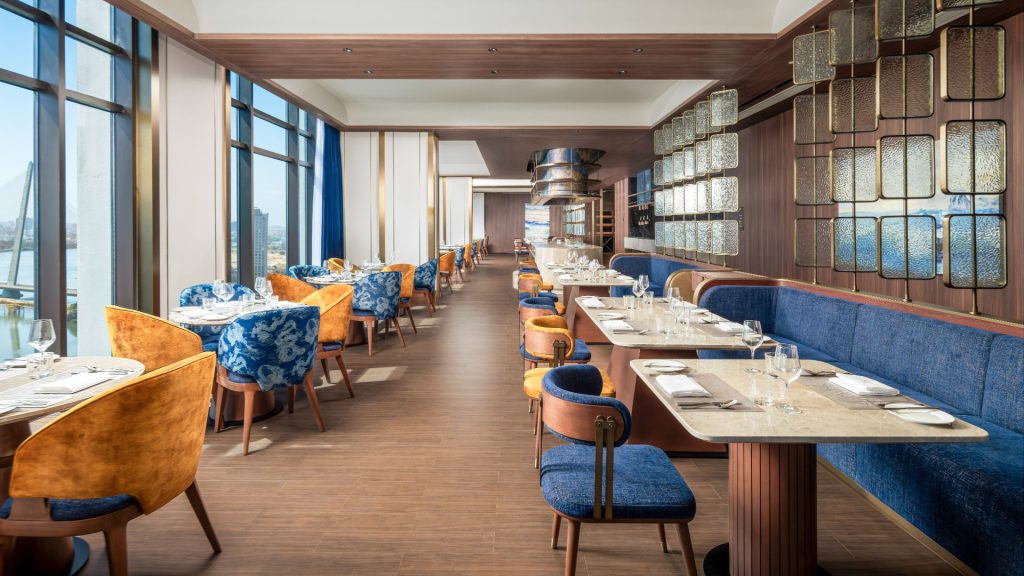 Không gian nhà hàng TUI BLUE Han River Đà Nẵng do BOHO thi công